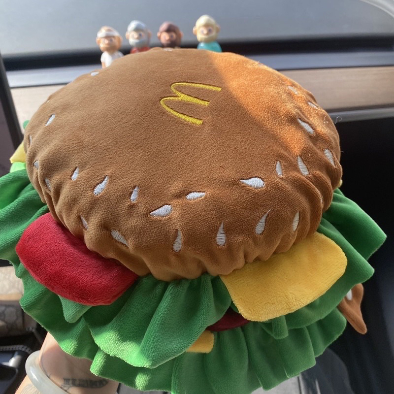 Mũ đội đầu cosplay Nhà của Ú Hình Bánh Hamburger Hoạt Hình Vui Nhộn Cho Thú Cưng Chó Mèo