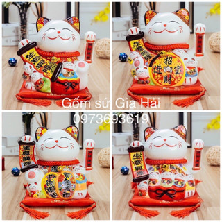 Mèo thần tài, mèo may mắn maneki neko Thiên khách vạn lai