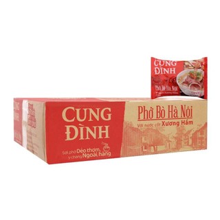 Thùng phở cung đình vị bò/gà thùng 30gói 68g