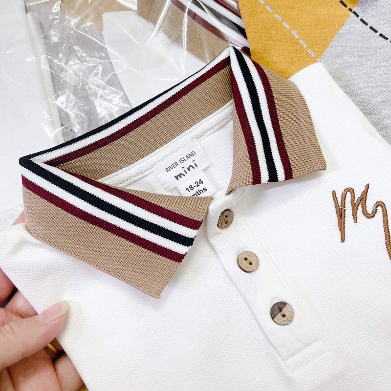 Áo polo xuất dư River bé trai