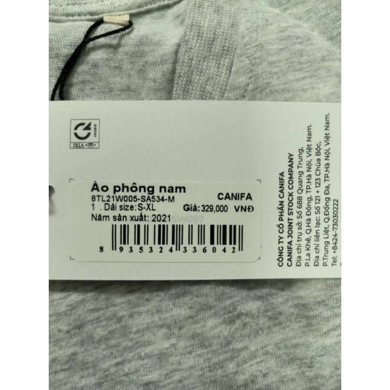 Áo phông dài tay nam Canifa