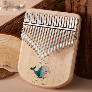 Đàn kalimba cega 17 phím 21 phím gỗ tròn cứng France nguyên khối Mahagony GECKO000076-002 -Hàng chính hãng