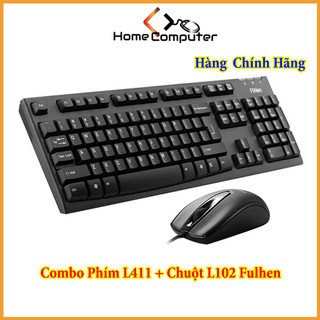 Combo phím chuột Fulhen L411 & chuột L102 hàng chính hãng