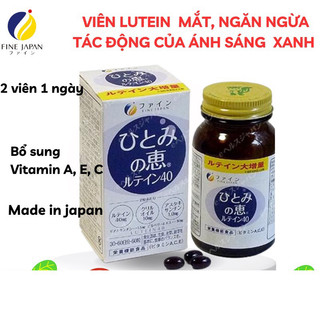 Viên Lutein Fine JAPAN chính hãng bổ mắt, cải thiện thị lực cao cấp