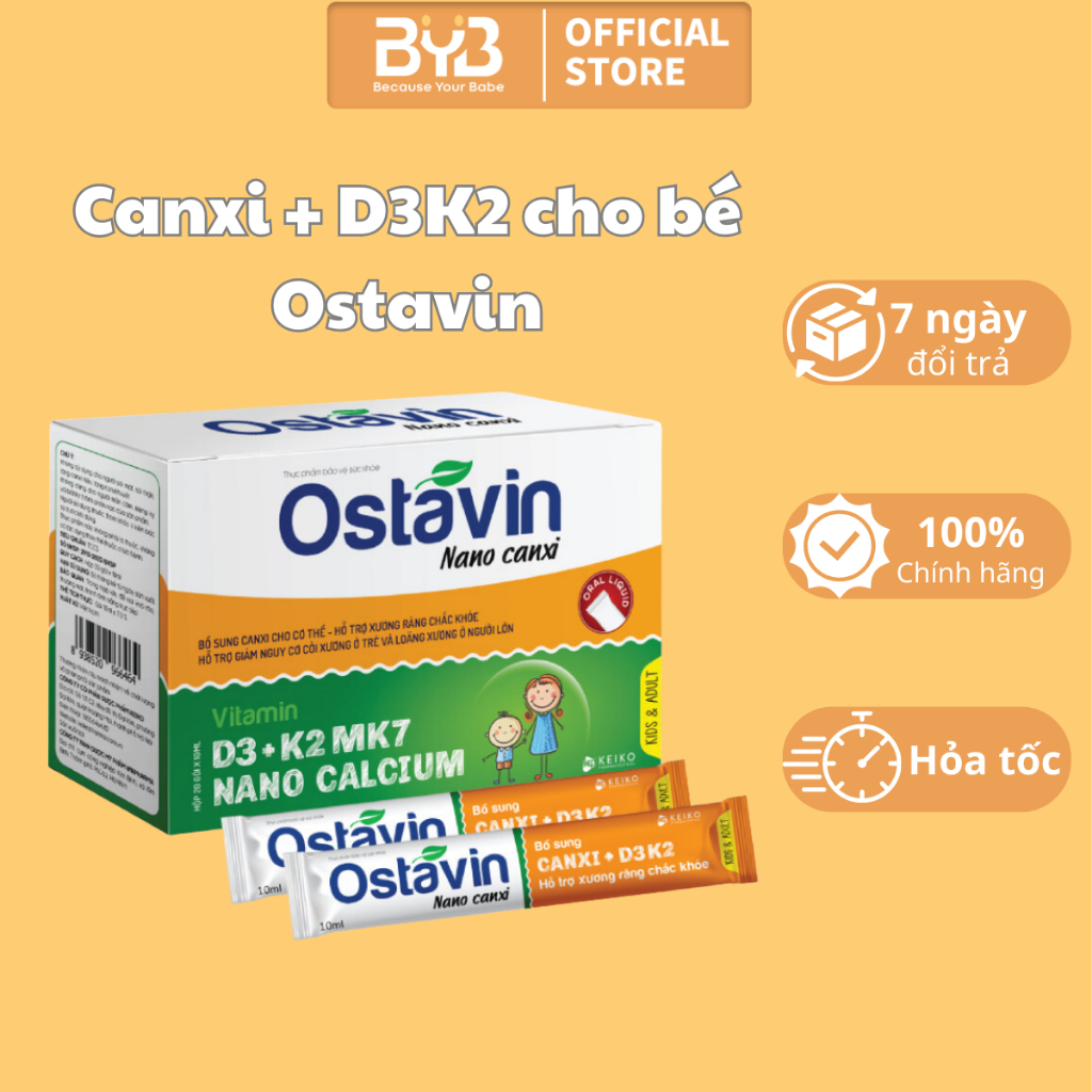 Vitamin bổ sung Canxi Ostavin Nano Canxi