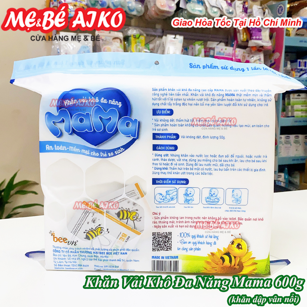 KHĂN VẢI KHÔ ĐA NĂNG MAMA