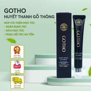 Lăn mọc tóc Gotho Huyền Phi huyết thanh gỗ thông kích mọc tóc tặng kèm 1