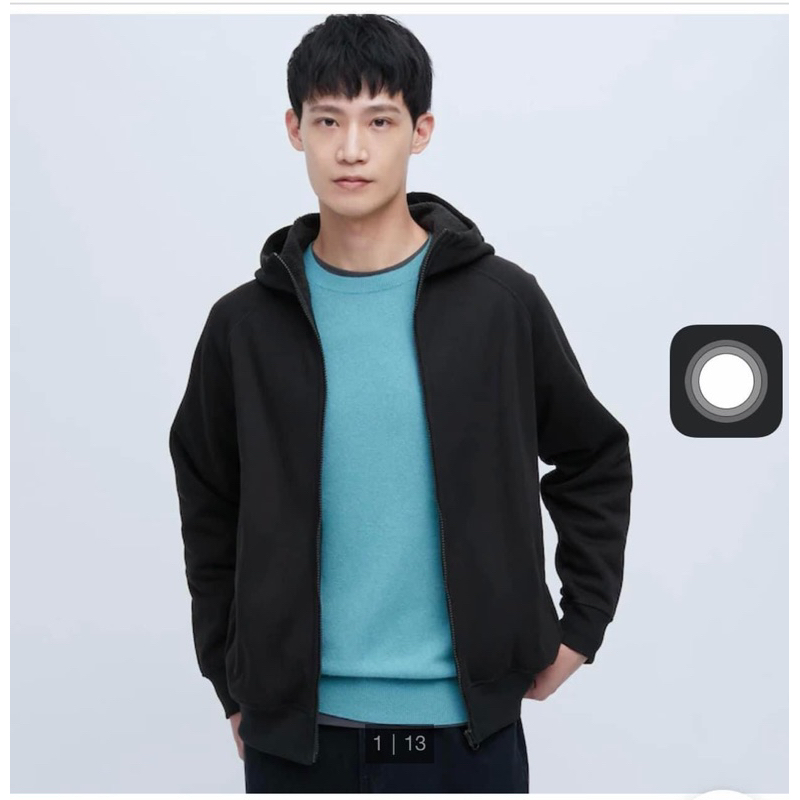 Áo nỉ lót lông nam Uni Nhật 2022