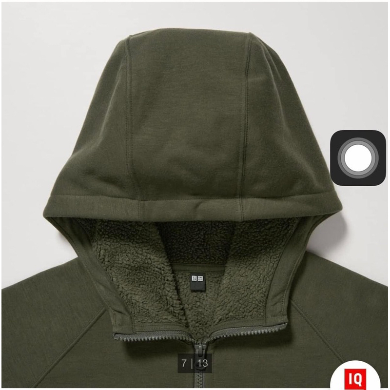 Áo nỉ lót lông nam Uni Nhật 2022