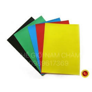 Combo 30 tấm nam châm lá A4 màu sắc