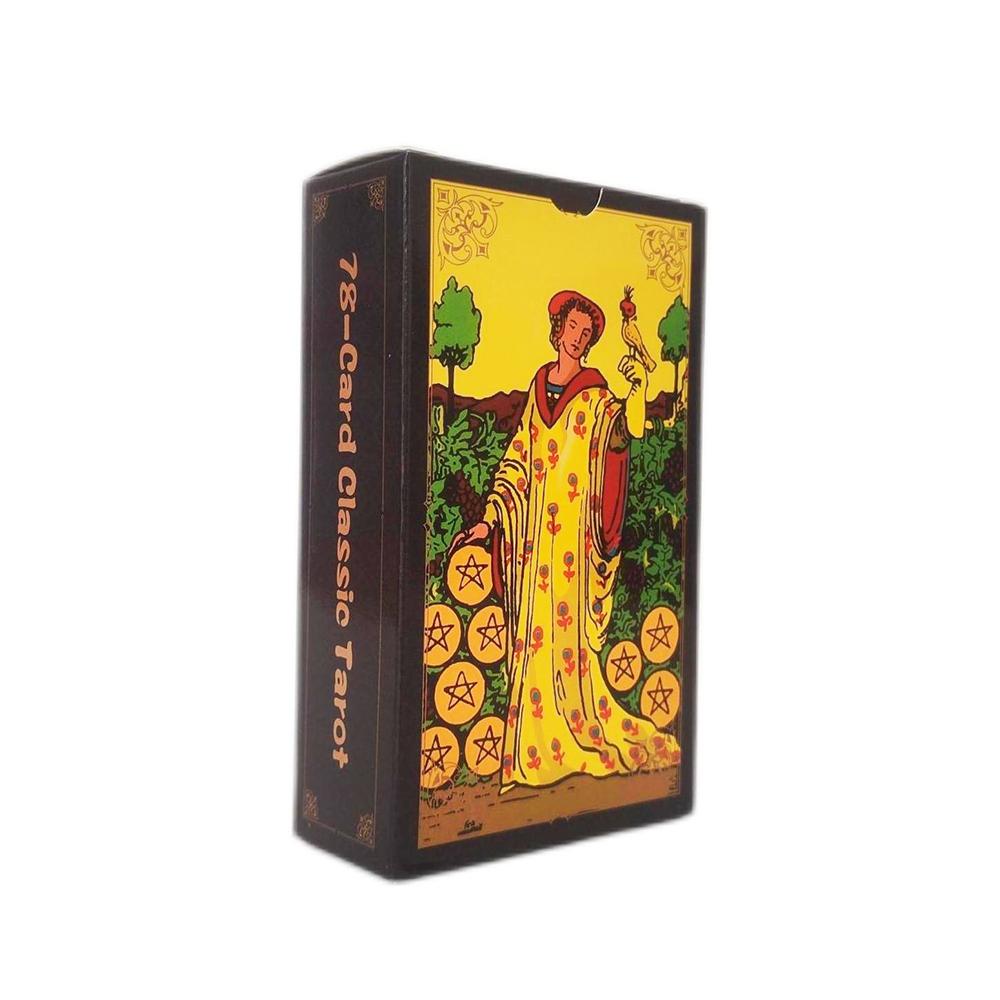 Bộ bài Classic Card Tarot 78 lá bài 7x12 Cm tặng đá thanh tẩy S168