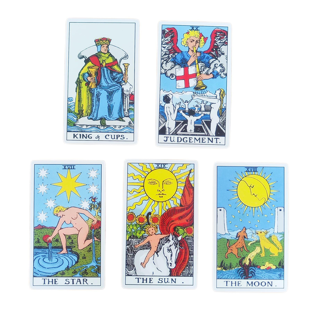 Bộ bài Classic Card Tarot 78 lá bài 7x12 Cm tặng đá thanh tẩy S168
