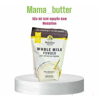 (hang air có bill mua cuối ảnh) Sữa tươi dạng bột Medallion Canada 1kg