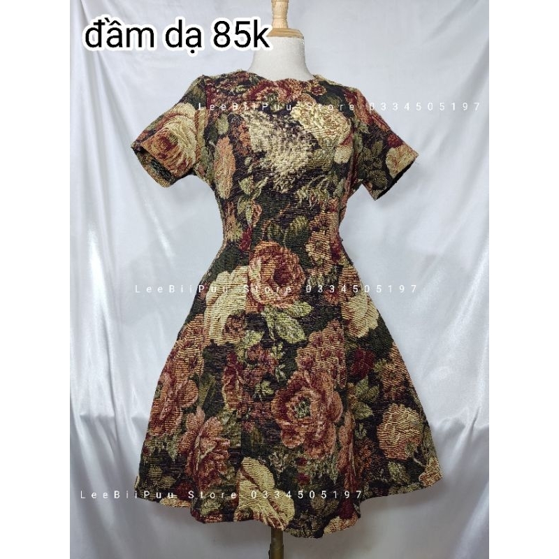 đầm dạ bao form đẹp size M (b19) eo71