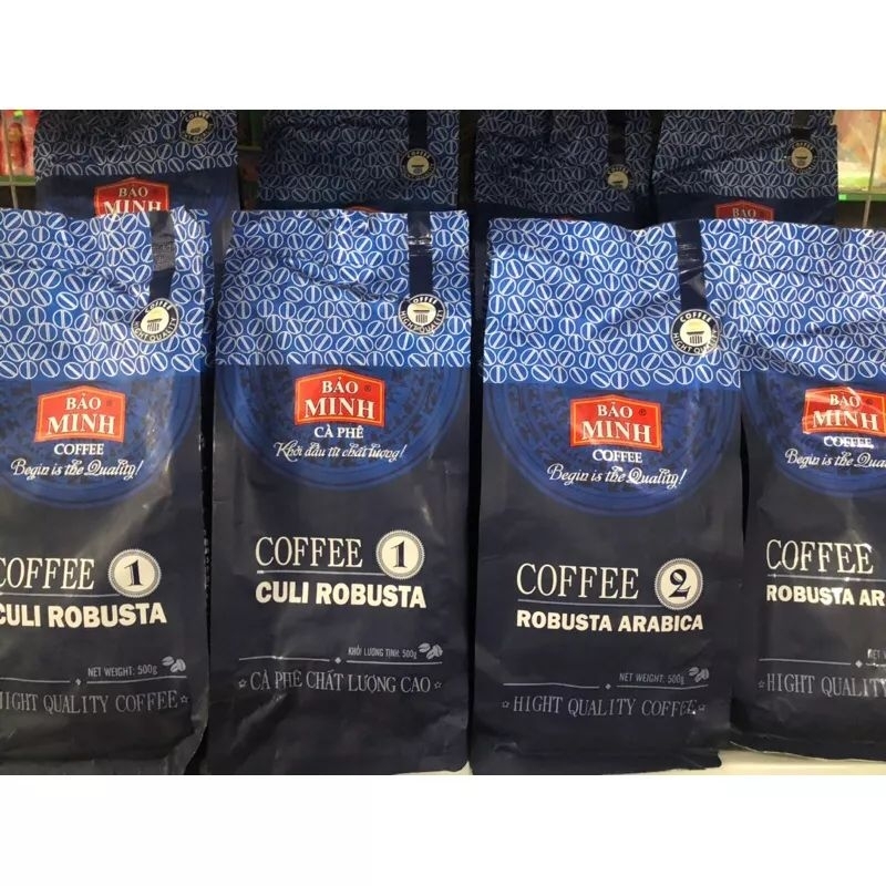 Cà phê bảo minh gói 500g số 1&số 2