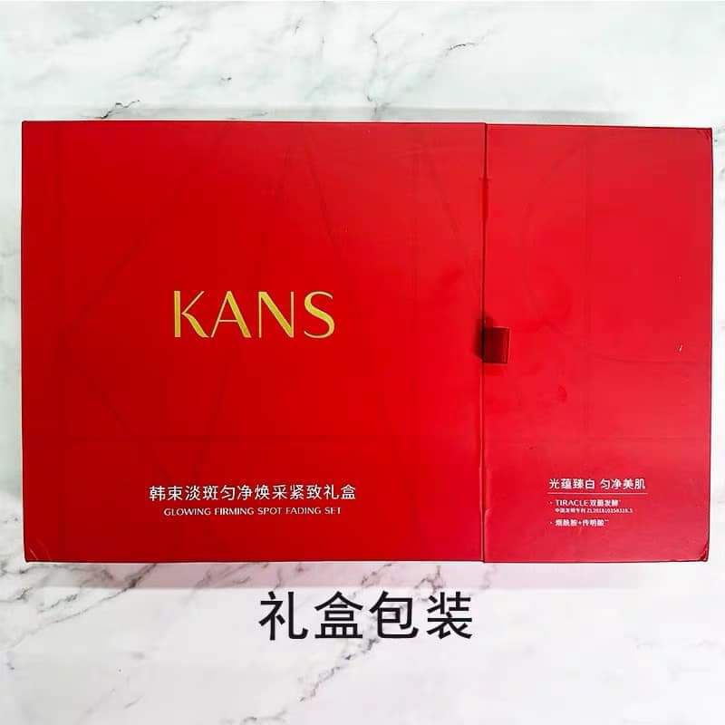 Bộ Kans  Dưỡng Trắng Da Xoá Thâm Nám Tàn Nhang