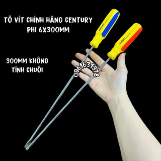 Tua vít sọc phi 6 dài 30cm , tô vít 6x300mm
