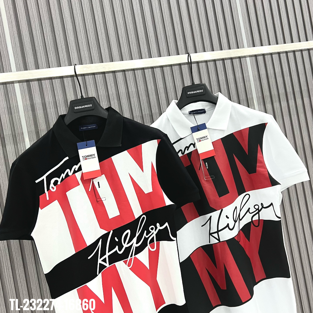 🔥Hot🔥Áo polo Tommy in hình thiết kế hot trend Nam nữ New 2023