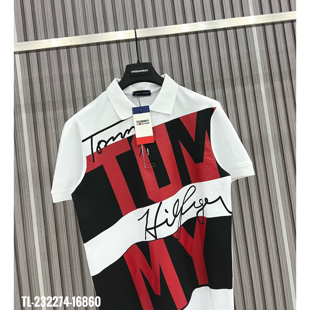 🔥Hot🔥Áo polo Tommy in hình thiết kế hot trend Nam nữ New 2023
