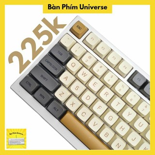 Keycap shimmer retro - keycap pbt xda 125 nút dyesub bàn phím cơ - keycap xda profile - keycap retro - bàn phím universe