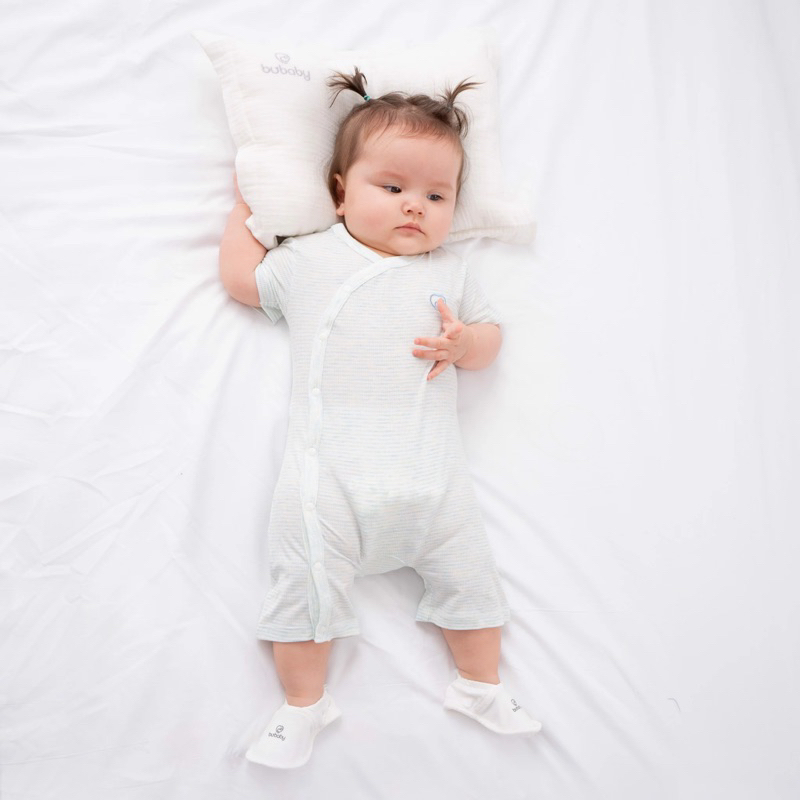Bubaby Body đùi ngắn tay cài chéo Joyful - BU Siro BSR230801