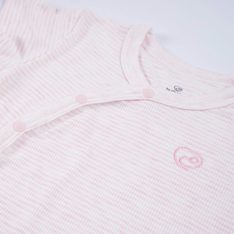 Bubaby Body đùi ngắn tay cài chéo Joyful - BU Siro BSR230801