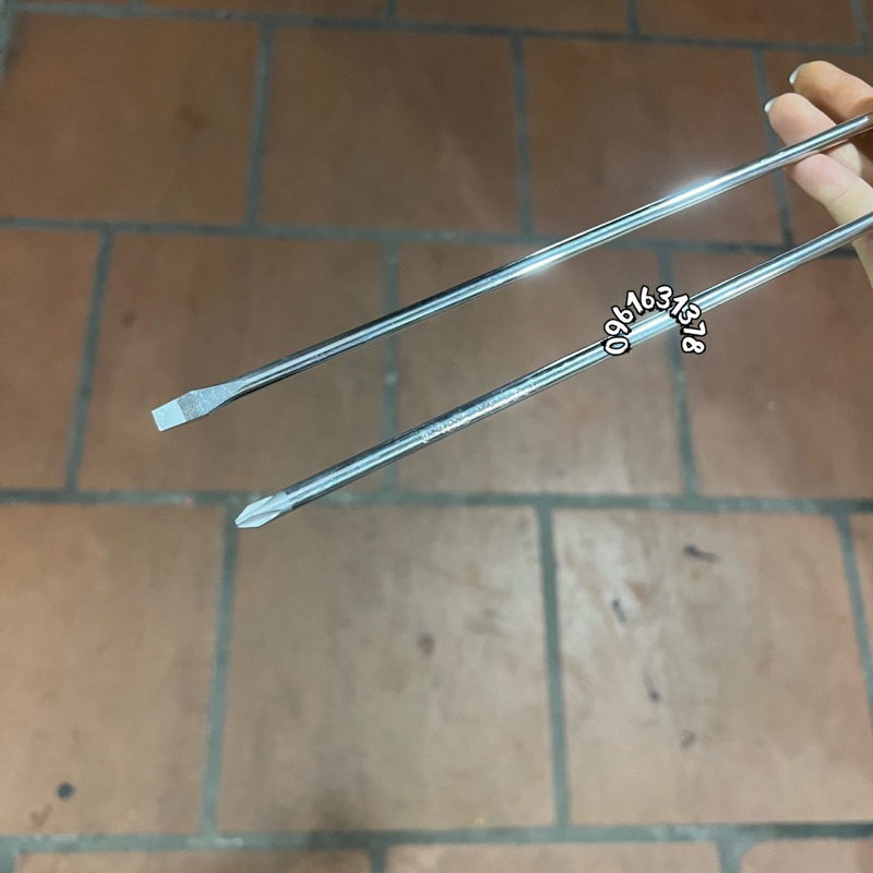 Tô vít 1 đầu có nam châm, tua vít sọc thân 6 độ dài 30cm