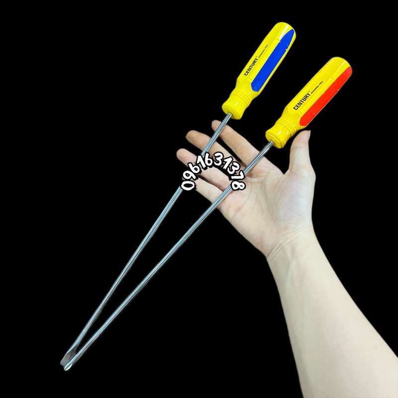 Tô vít 1 đầu có nam châm, tua vít sọc thân 6 độ dài 30cm