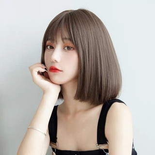 Tóc giả nữ đẹp nguyên đầu vic ngắn chất sợi tơ cao cấp 8078