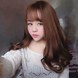 Tóc giả nữ cả đầu 🌸FREESHIP🌸 Tóc giả nguyên đầu xoăn mẫu mới nhất-8243