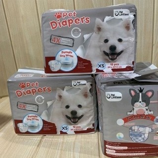 Bỉm chó mèo cái ( bịch 12 miếng)