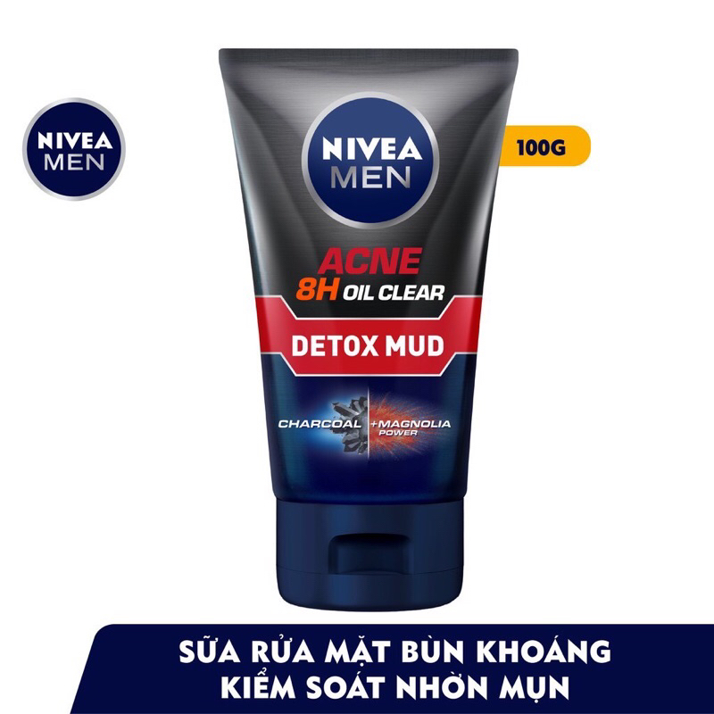 Sữa rửa mặt Nivia Men 100g