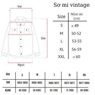 Áo sơ mi Flannel unisex - secondhand  - vintage, cổ điển-COB.vintage