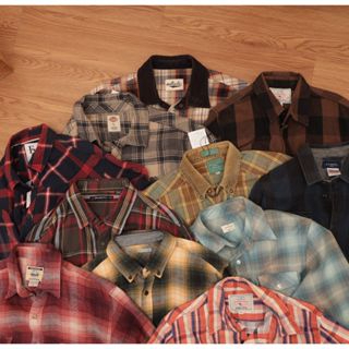 Áo sơ mi Flannel unisex - secondhand  - vintage, cổ điển-COB.vintage