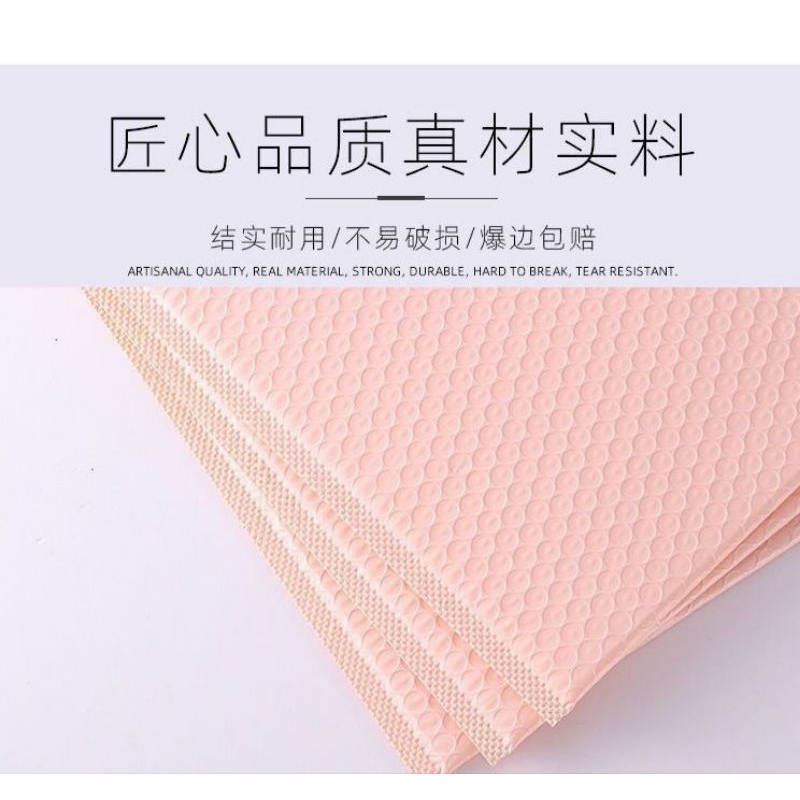 Sét 10 Túi Chống Sốc Gói Hàng Túi Bóng Khí Niêm Phong Màu Pastel