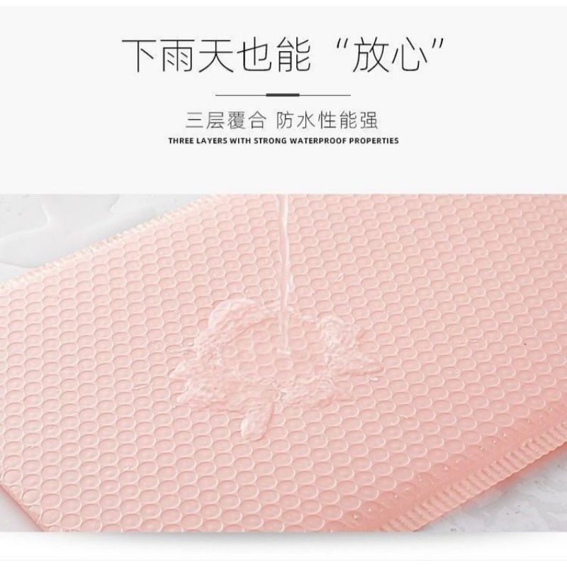 Sét 10 Túi Chống Sốc Gói Hàng Túi Bóng Khí Niêm Phong Màu Pastel