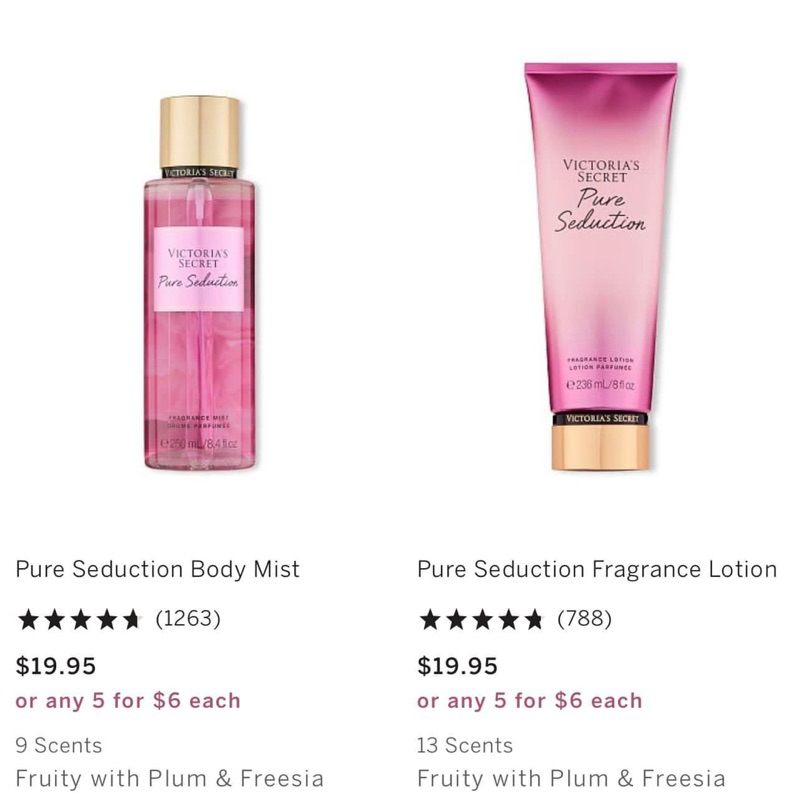 Xịt thơm cơ thể Body mist Victoria’s Secret