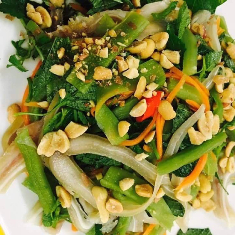 RAU TIẾN VUA KHÔ LOẠI 1  xanh, non, giòn | Túi 250G-500G