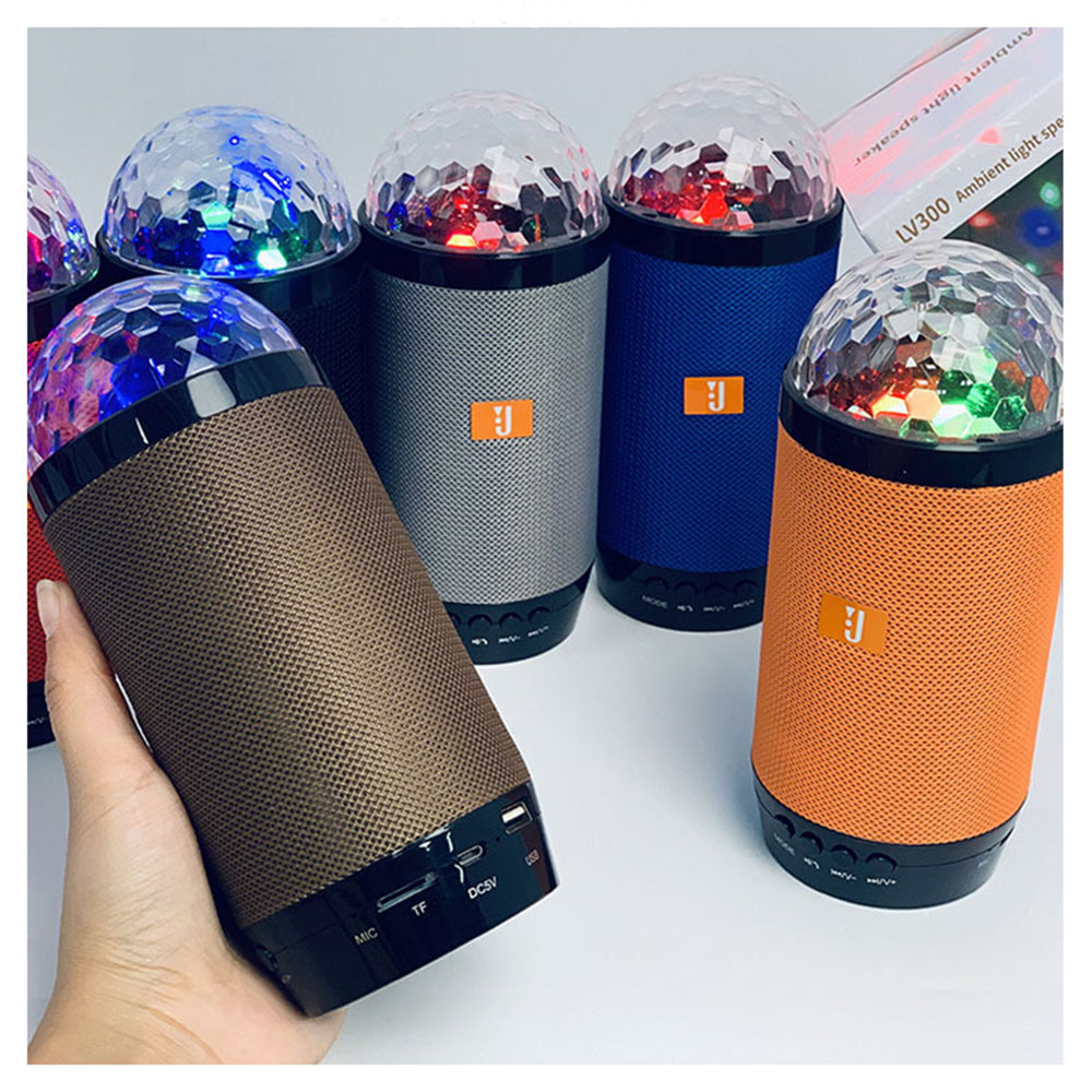 Loa bluetooth mini giá rẻ LV300 có đèn LED