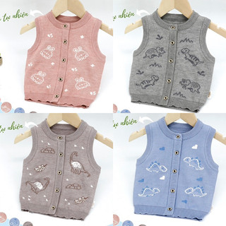 Áo gile dokma sơ sinh da 1630 size 0-3m đến 6-9m