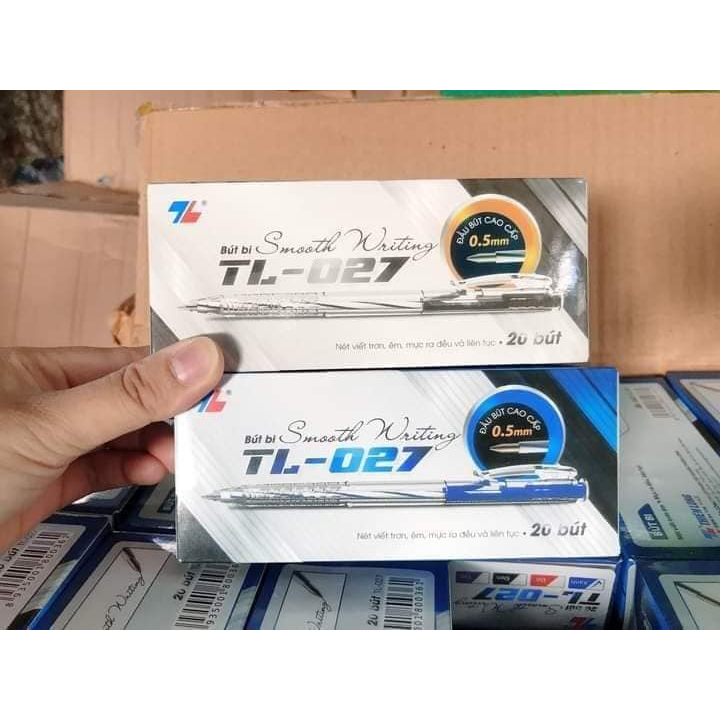 Bút bi TL 027  - mực xanh, đen