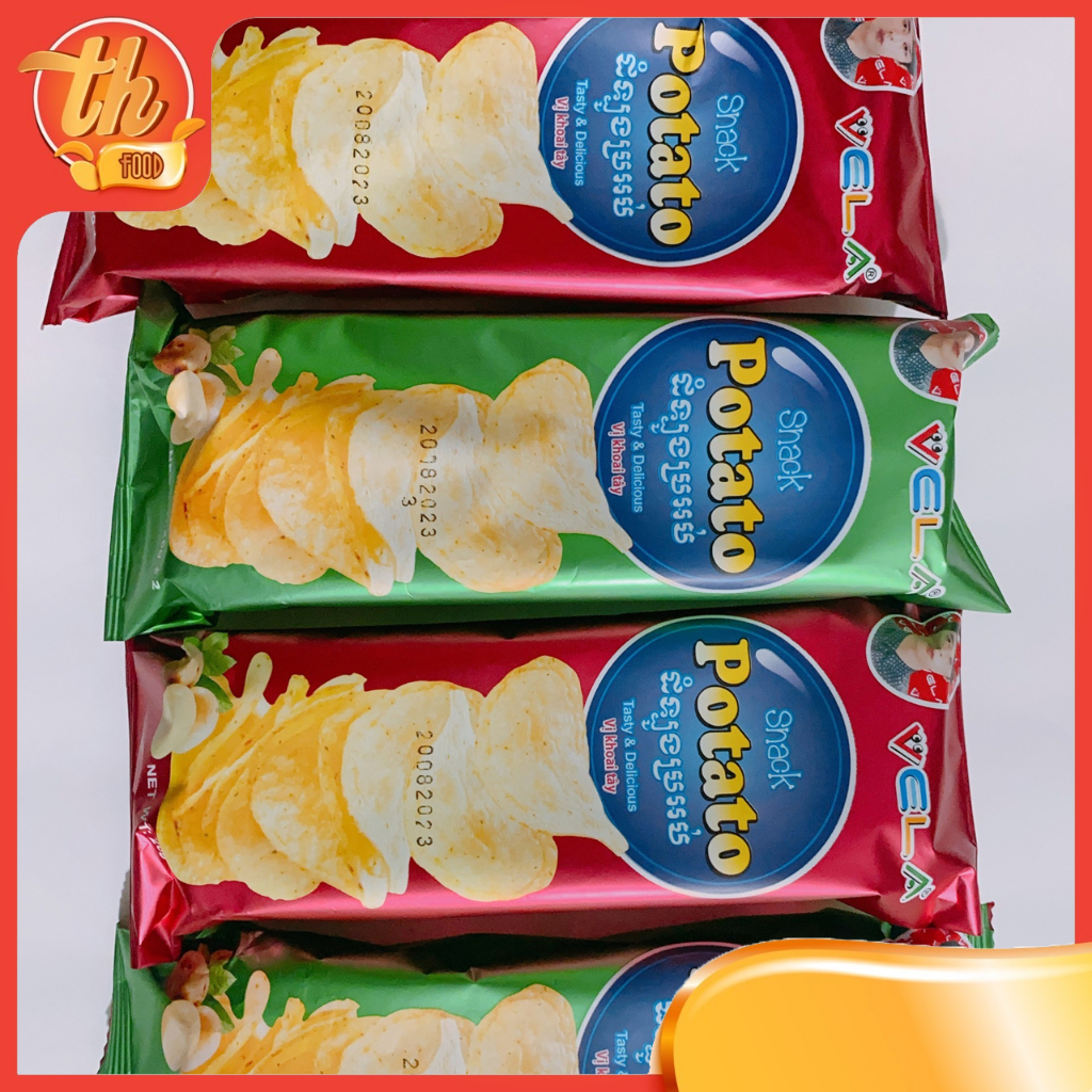 Snack Khoai Tây Potato Thơm Ngon Giòn Tan, Đồ Ăn Vặt Tuổi Thơ