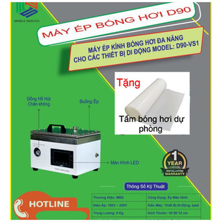 Máy ép kính bóng hơi d90 - vs1