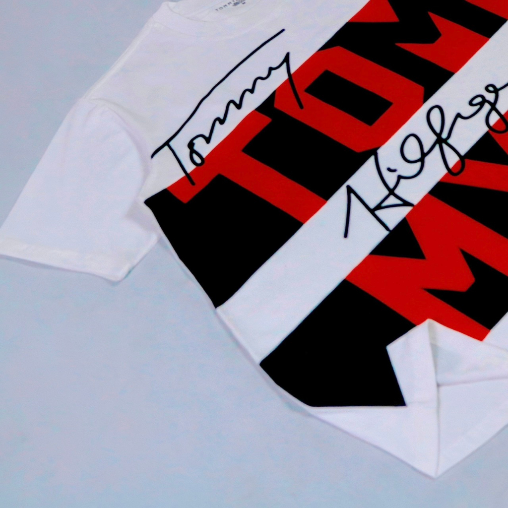 Áo thun Tom Big Logo in chữ nam nữ mới nhất Áo phông Tom kỉ niệm nam nữ cao cấp