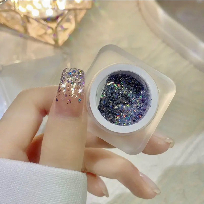 Gel nhũ kim tuyến khổng tước Paula