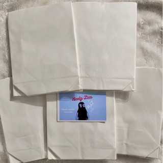 Túi giấy Kraft trắng size 12x16cm