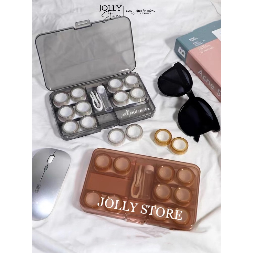KHAY ĐỰNG LENS 6 đôi đơn giản tiện dụng JOLLY