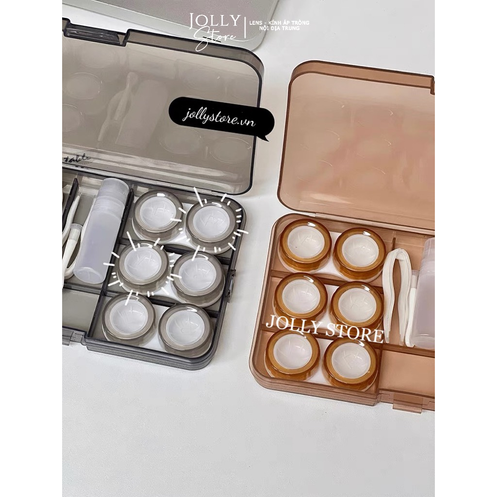 KHAY ĐỰNG LENS 6 đôi đơn giản tiện dụng JOLLY