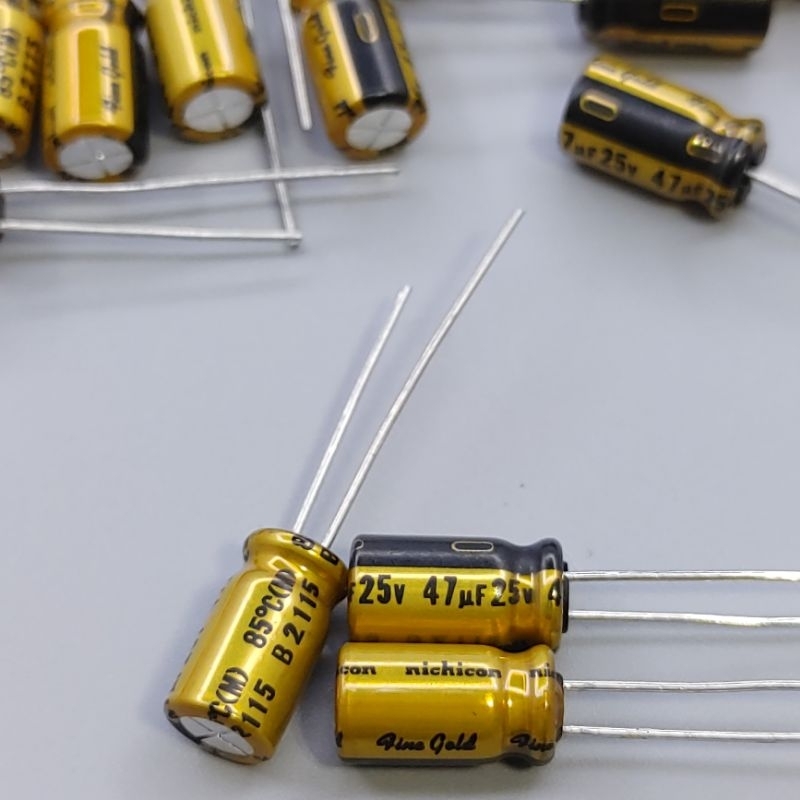 Tụ điện Nichicon Fine Gold FG 47uF 25V