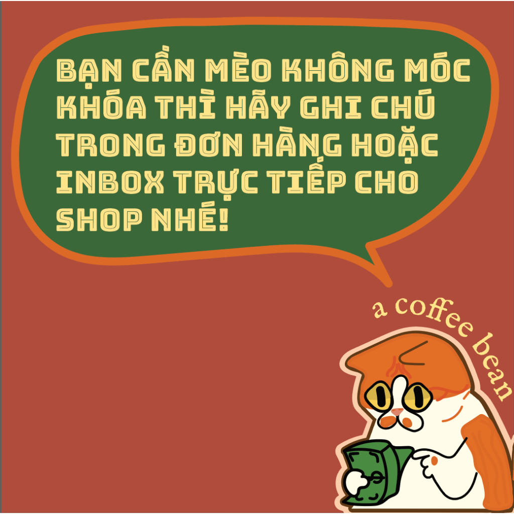 Móc khóa khắc gỗ thủ công handmade mèo siêu yêu